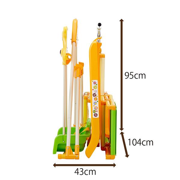 くまのプーさんおりたたみキッズパークEX プラス ワールド 野中製作所（ジム すべり台 ブランコ 鉄棒）【ラッピング不可商品】【送料無料 沖縄・一部地｜orange-baby｜15