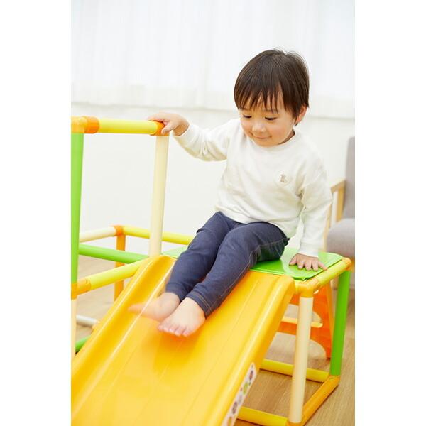 くまのプーさんおりたたみキッズパークEX プラス ワールド 野中製作所（ジム すべり台 ブランコ 鉄棒）【ラッピング不可商品】【送料無料 沖縄・一部地_4