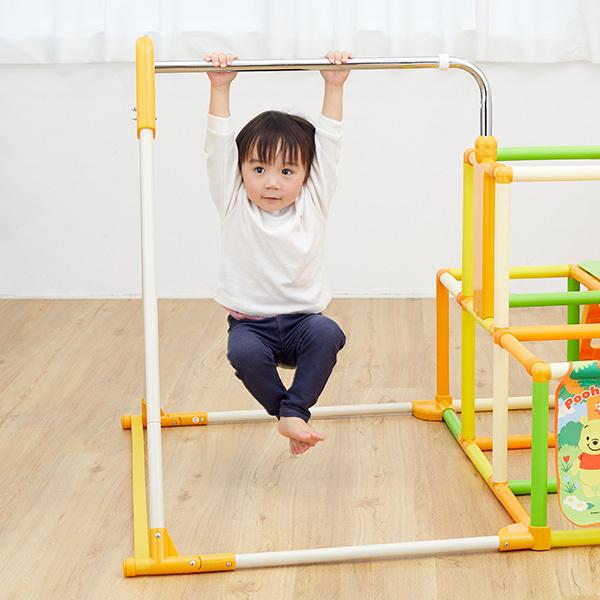くまのプーさんおりたたみキッズパークEX プラス ワールド 野中製作所（ジム すべり台 ブランコ 鉄棒）【ラッピング不可商品】【送料無料 沖縄・一部地_8