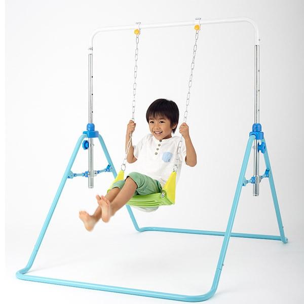 遊びが運動！ 折りたたみ ブランコ鉄棒 ワールド 野中製作所（鉄棒