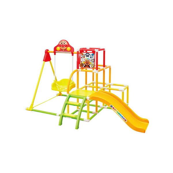アンパンマン うちの子天才 カンタン折りたたみ！ブランコパークDX アガツマ（ブランコ ジャングルジム すべり台 鉄棒）【ラッピング不可商品】【送料無 |  | 01