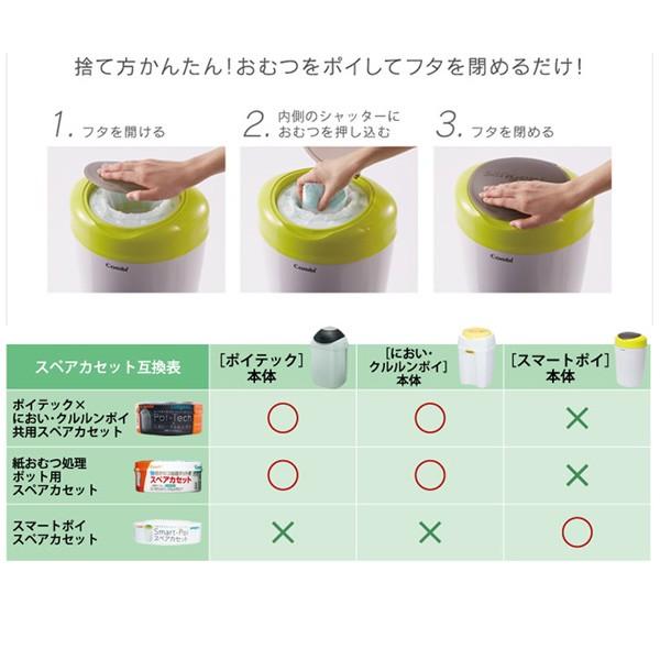 Combi（コンビ） 5層防臭おむつポット スマートポイ : ORANGE-BABY