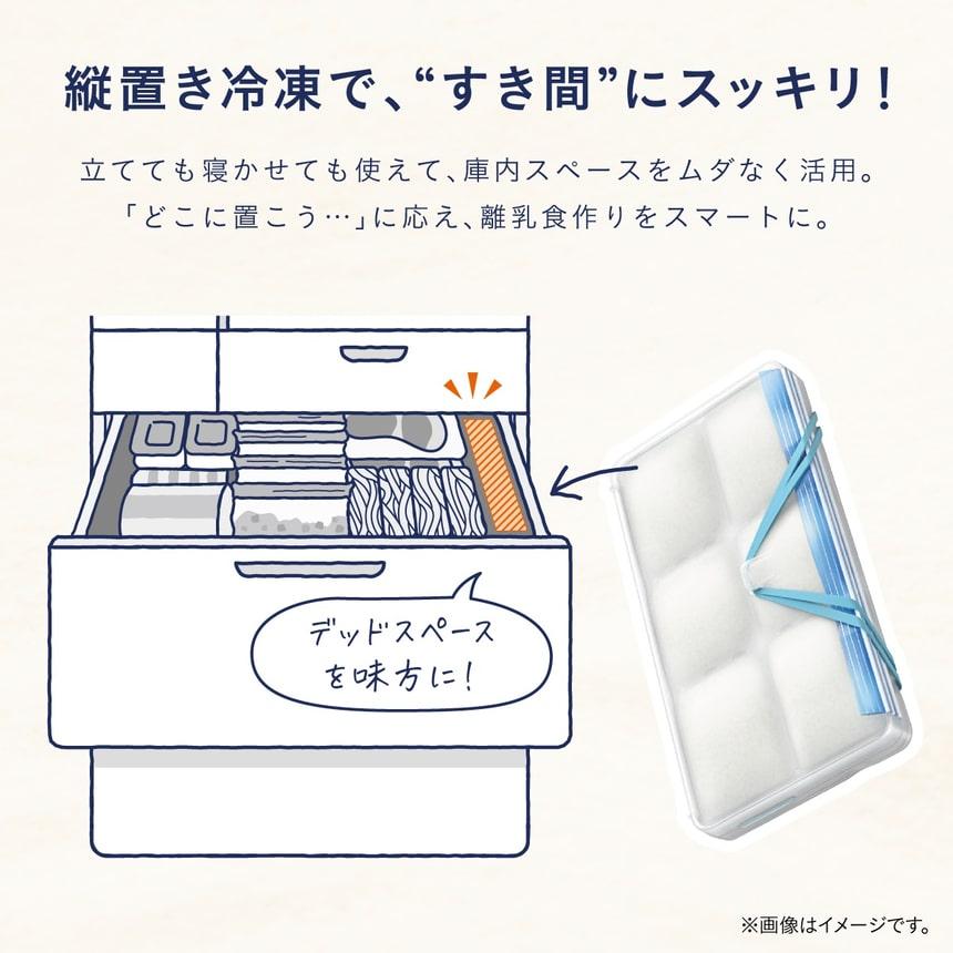 Combi（コンビ） 離乳食らくらくすき間小分け冷凍 ラクわけ 15+25ml