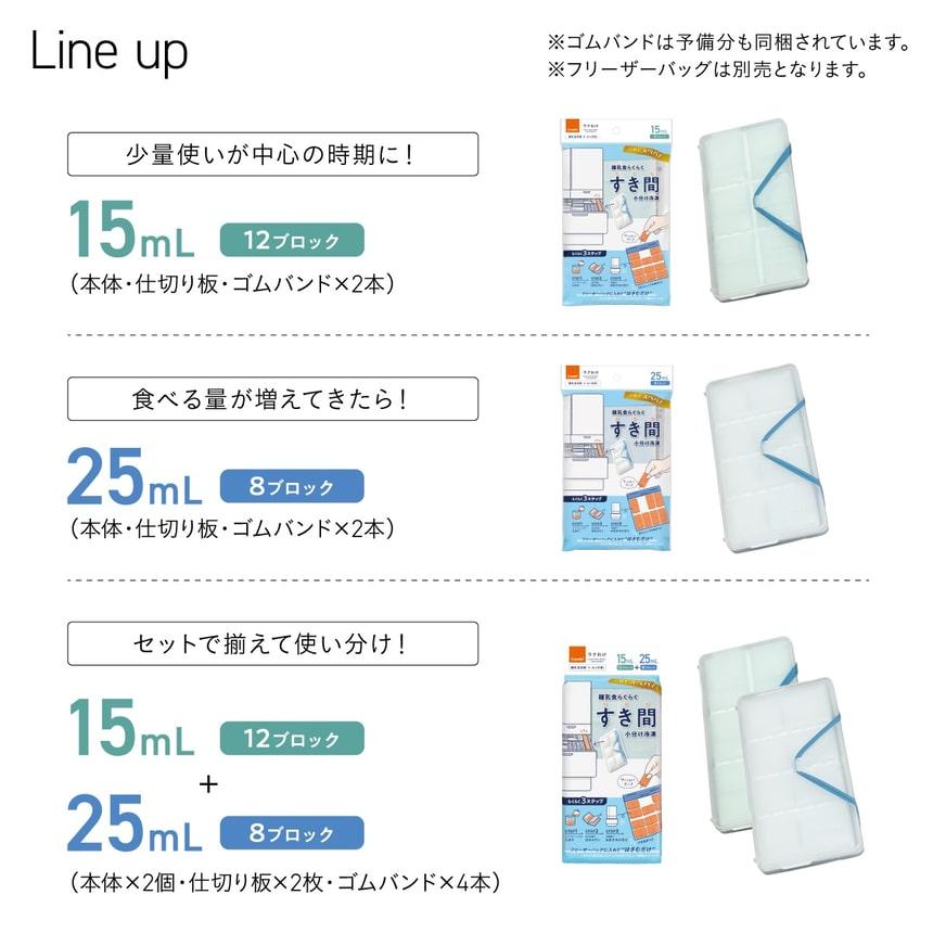 Combi（コンビ） 離乳食らくらくすき間小分け冷凍 ラクわけ 15+25ml