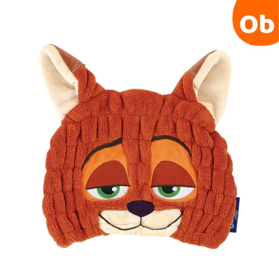 スケーター 吸水速乾タオルキャップ ズートピア ニック 可愛い 洗濯機