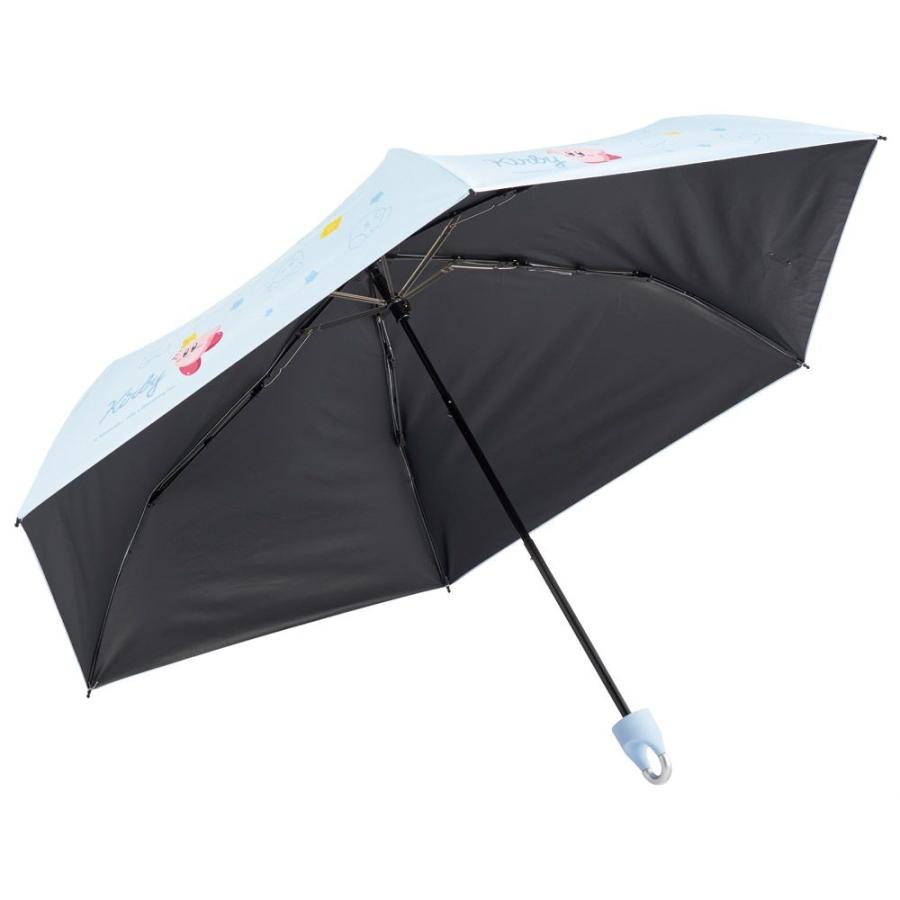 スケーター カラビナ付き 折りたたみ傘 星のカービィ 晴雨兼用 55cm
