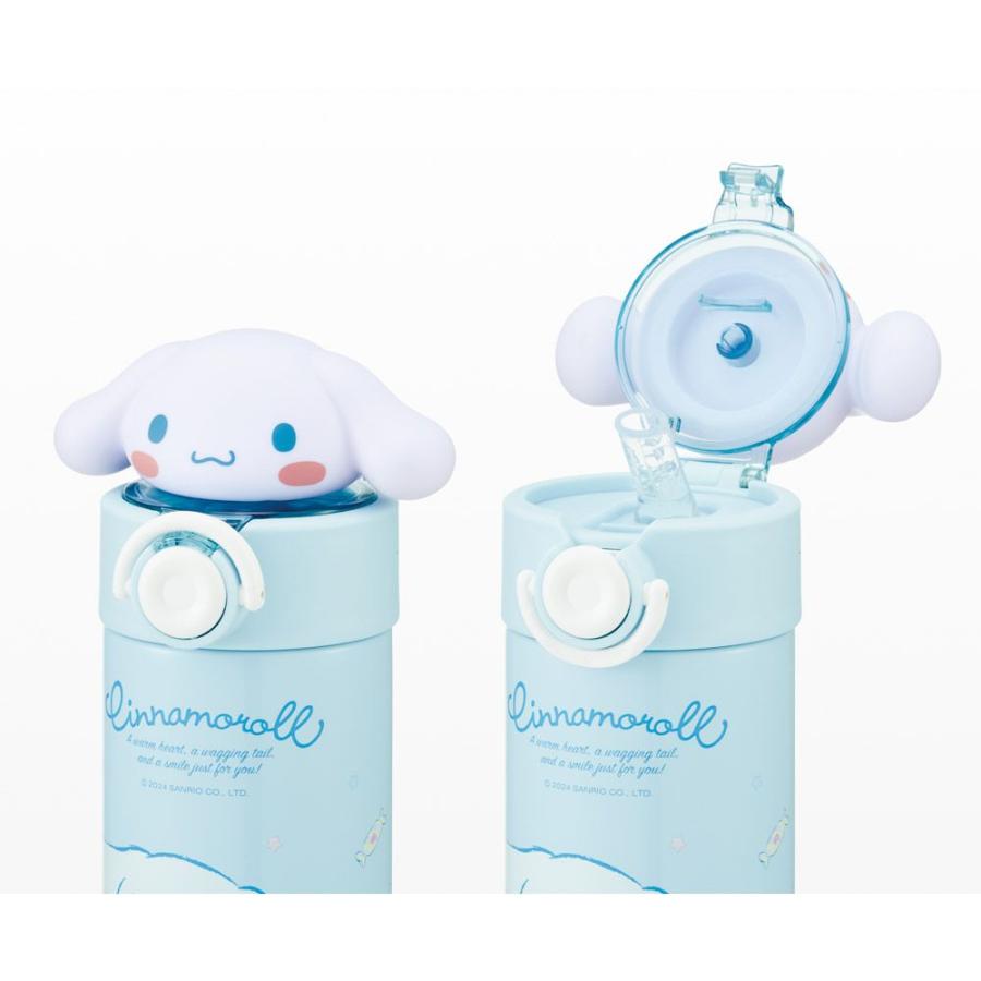 スケーター マスコット付ストローボトル シナモロール STBM4 水筒
