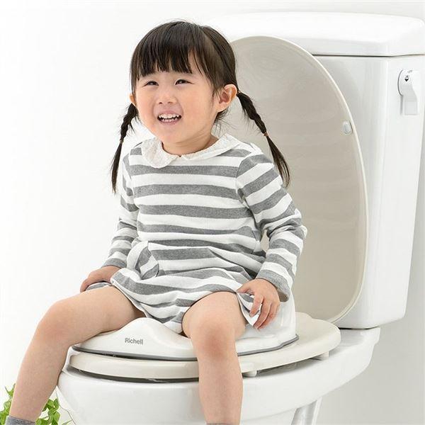 ポッティス 補助便座K ホワイト リッチェル (洋式 抗菌加工)【送料無料 沖縄・一部地域を除く】|orange-baby|03