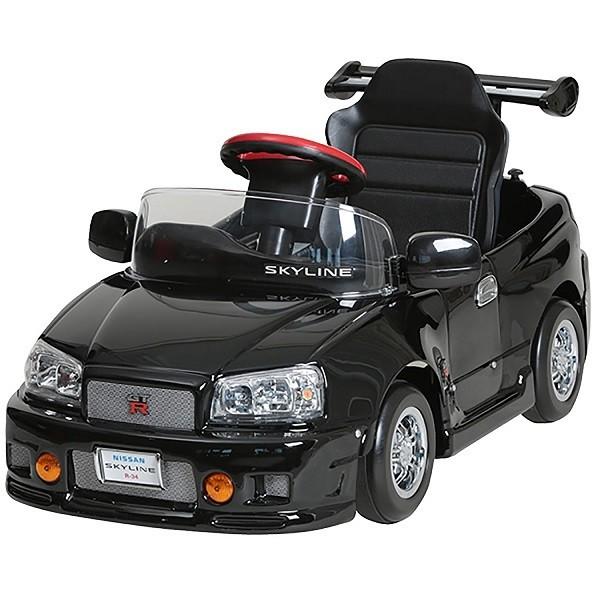 専門店専門店ミズタニ スカイラインGT-R 電動バッテリーカー ブラック