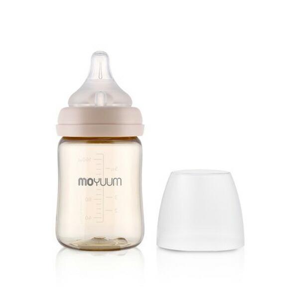 ザ・ほにゅうびん〈ミニミニ〉3種 moYUUM(モユム) PPSU 哺乳瓶 170ml ベージュ【送料無料 沖縄・一