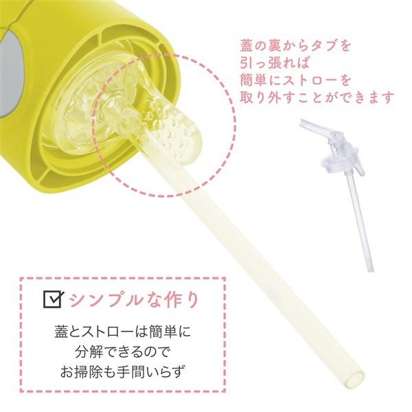 bbox トライタンドリンクボトル450ml レモンシャーベット lemon sherbet ビーボックス b-box b.box ストローボトル 子｜orange-baby｜06