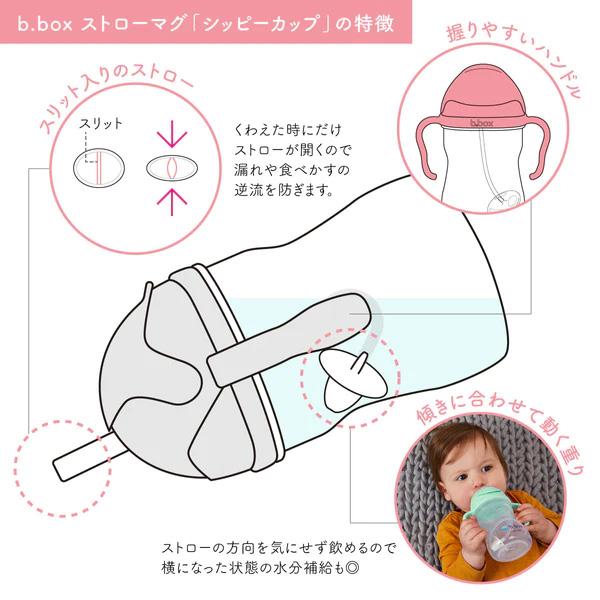 ビーボックス シッピーカップ BLUSHブラッシュ Sippy cup ストローマグ b.box bbox【送料無料　沖縄・一部地域を除く】｜orange-baby｜08