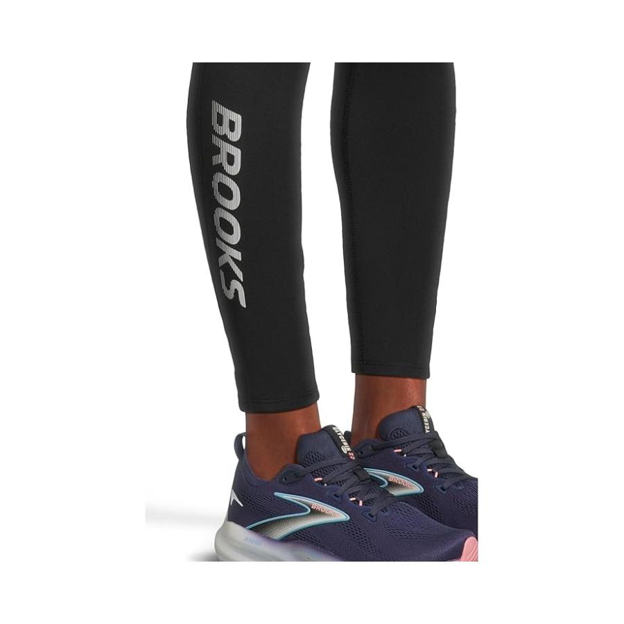 ブルックス Brooks Momentum Thermal Tight 2.0 レディース パンツ ズボン Black/スピード Logo