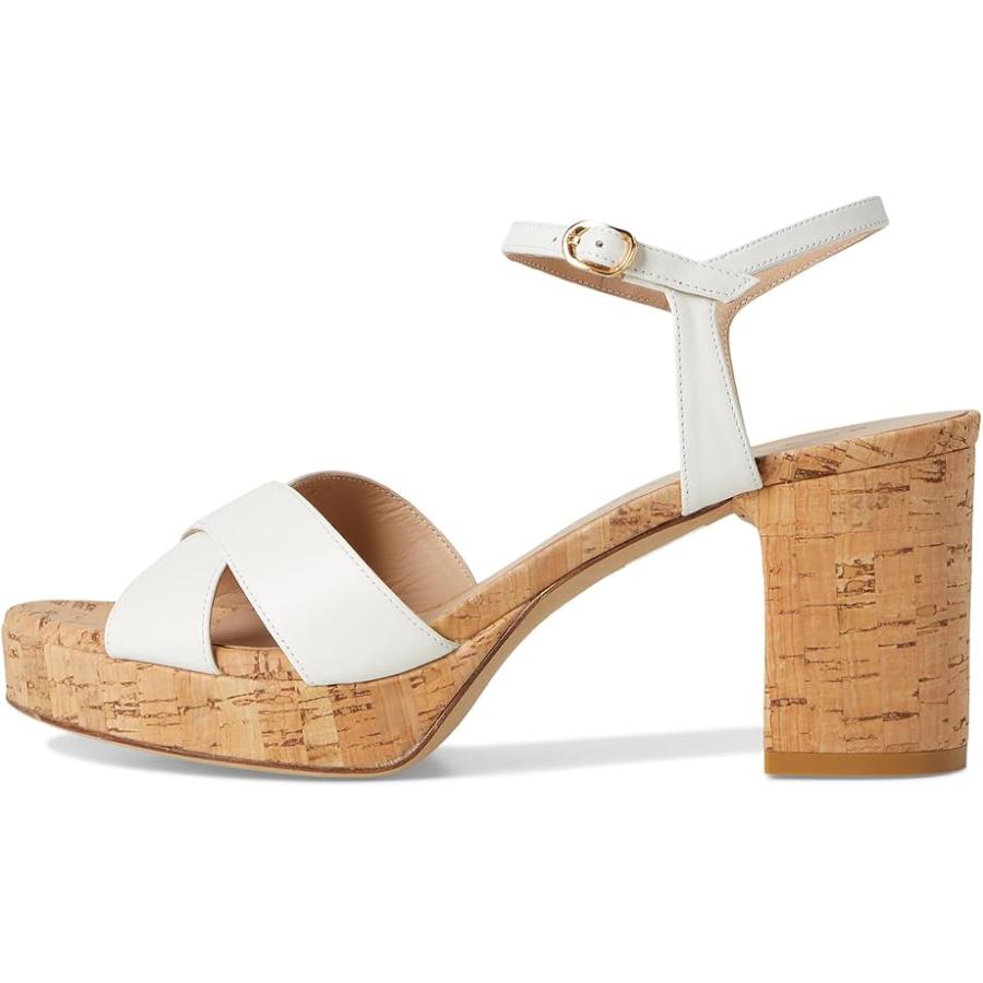 ステュワート ワイツマン Stuart Weitzman Dayna プラットフォーム 80 レディース ヒール パンプス Creamの画像