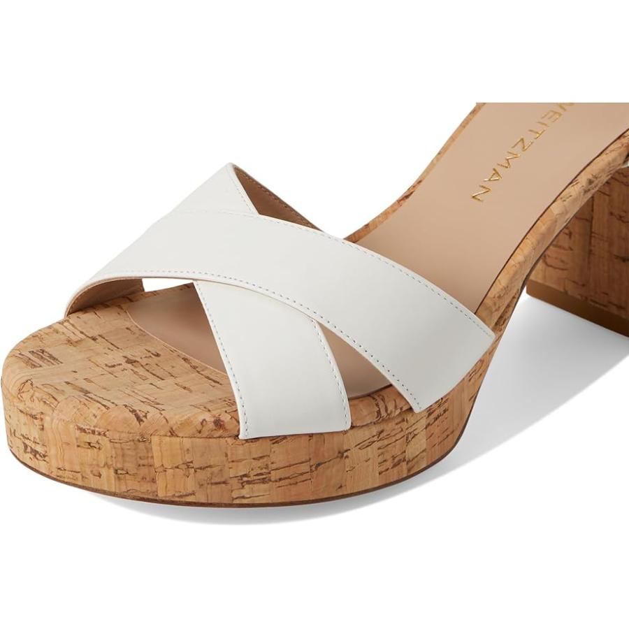 ステュワート ワイツマン Stuart Weitzman Dayna プラットフォーム 80 レディース ヒール パンプス Creamの画像