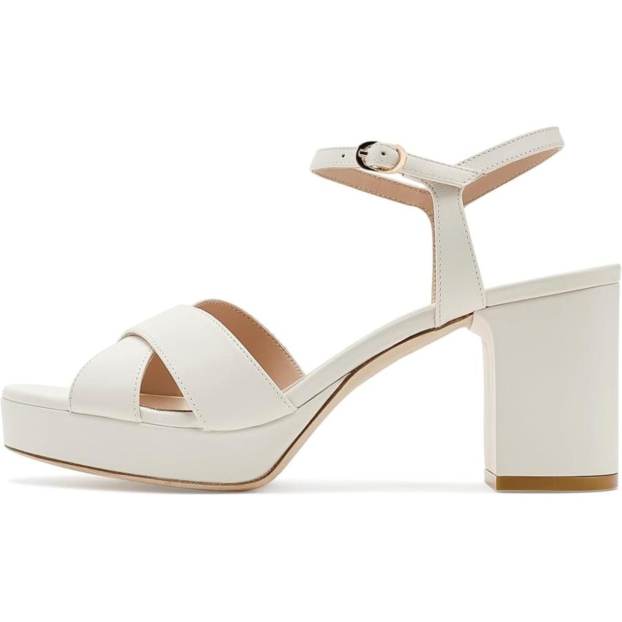 ステュワート ワイツマン Stuart Weitzman Dayna プラットフォーム 80 レディース ヒール パンプス Cream 1の画像