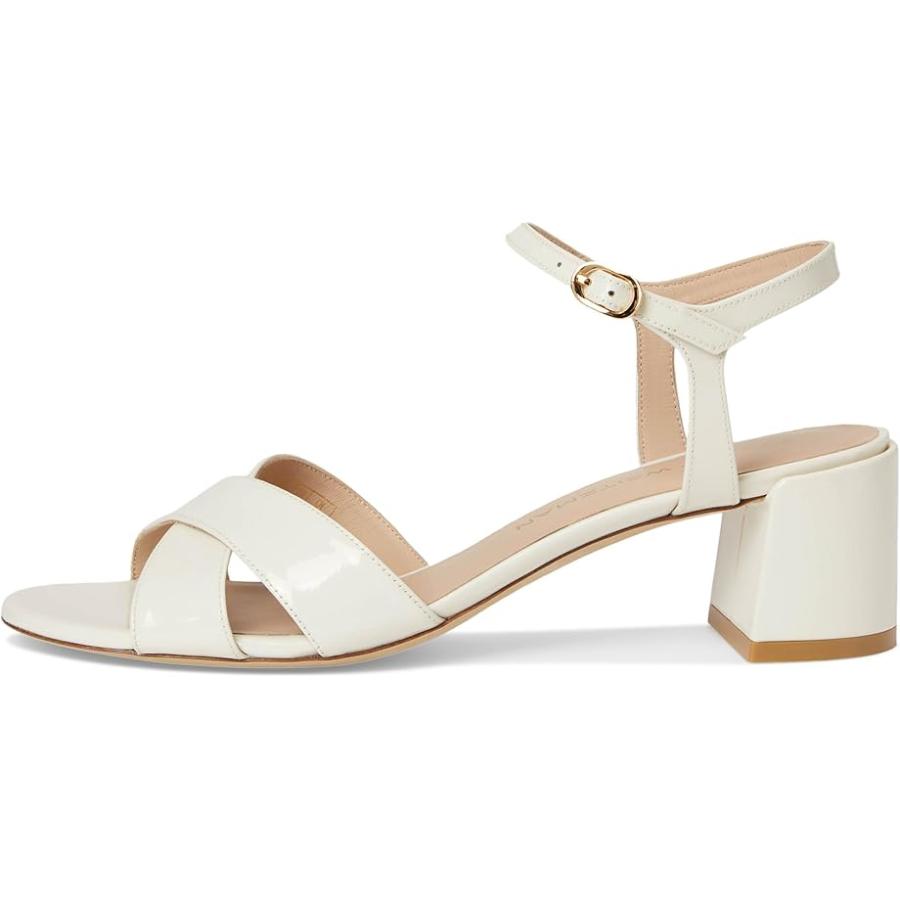 ステュワート ワイツマン Stuart Weitzman Dayna Block 50 レディース ヒール パンプス Creamの画像