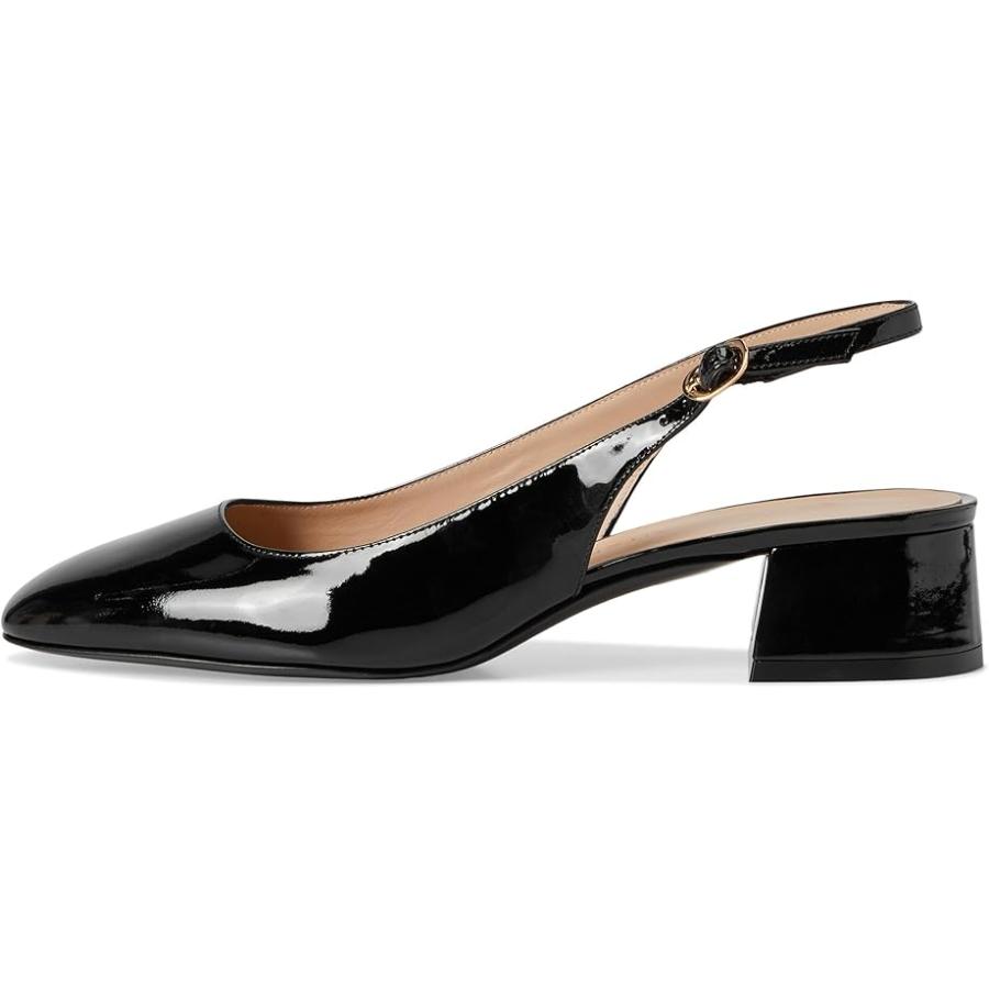 ステュワート ワイツマン Stuart Weitzman Maeve スリングバック 35 レディース ヒール パンプス Blackの画像