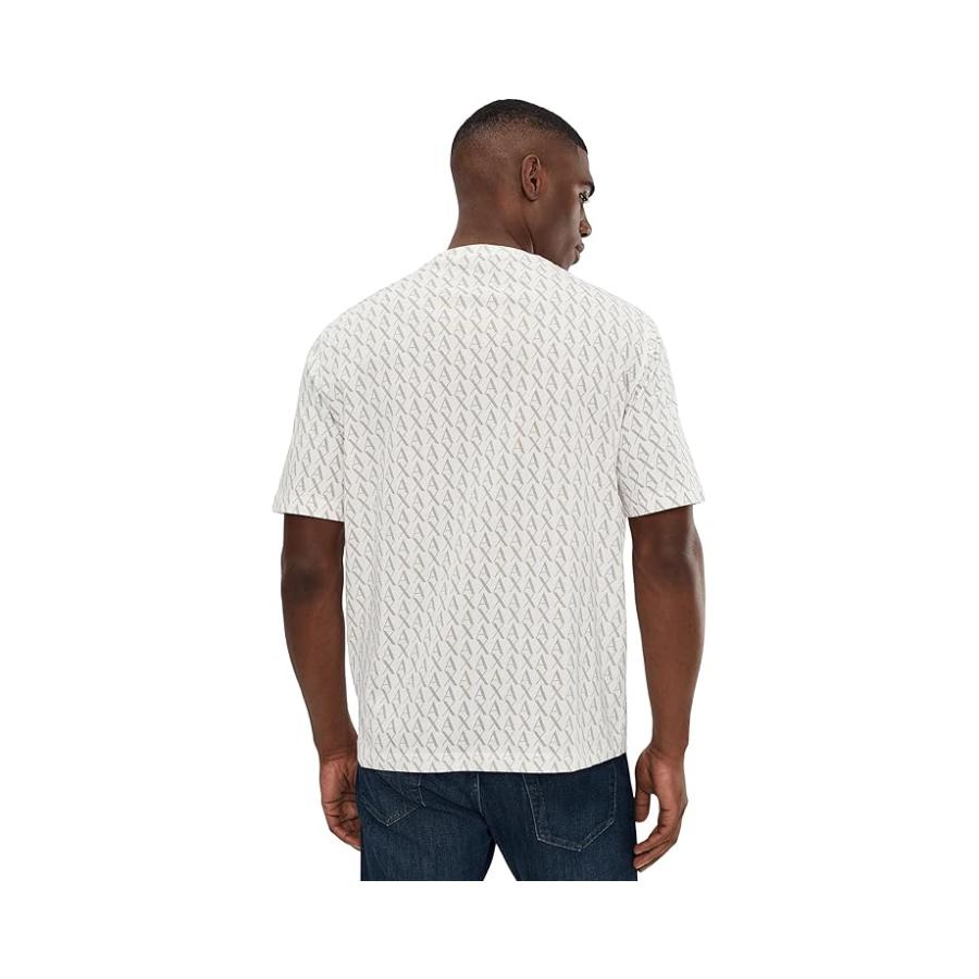 アルマーニ エクスチェンジ Armani Exchange All Over Logo Tee メンズ 