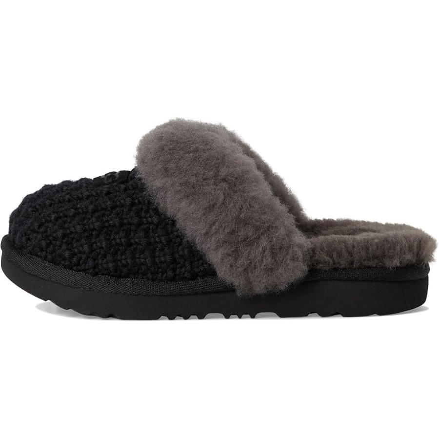アグオーストラリア UGG Kids Cozy II ニット キッズ・ジュニア Slippers Blackの画像