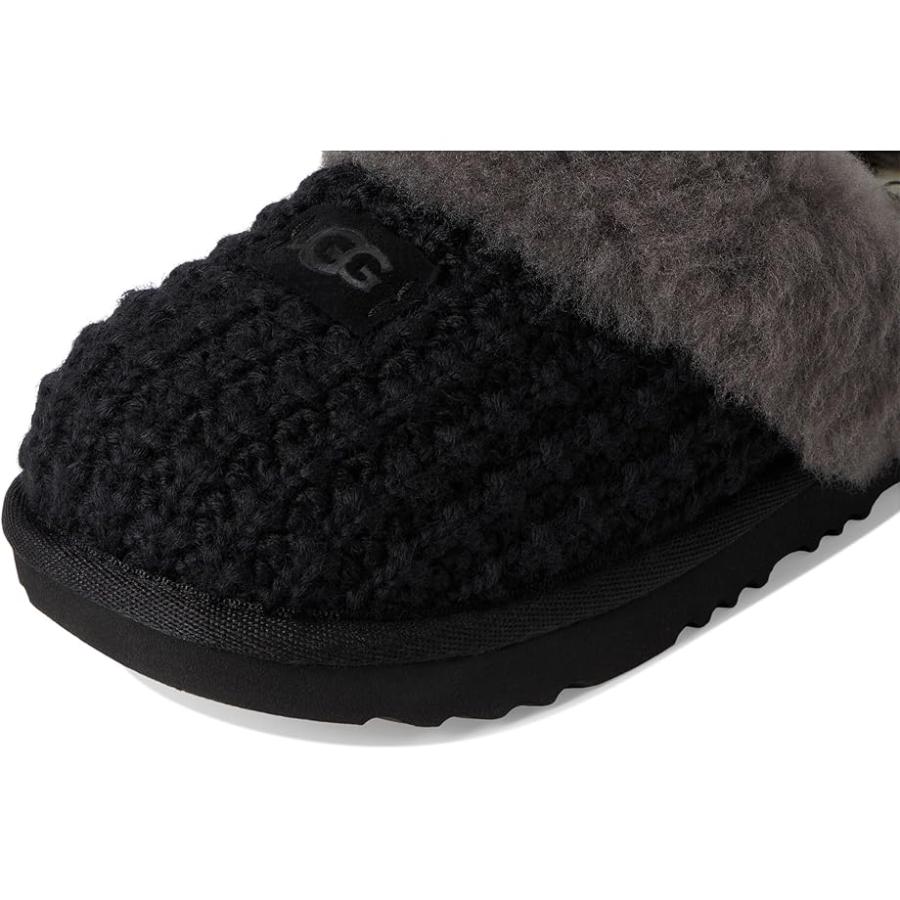 アグオーストラリア UGG Kids Cozy II ニット キッズ・ジュニア Slippers Blackの画像