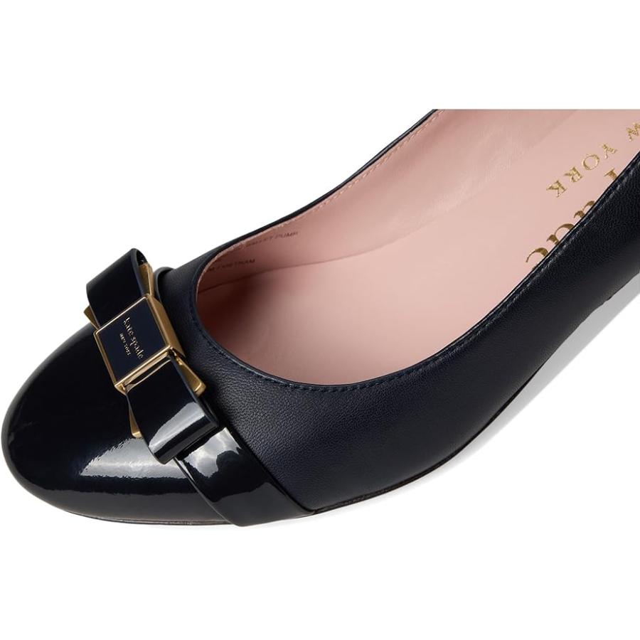 ケイトスペード Kate Spade ニューヨーク Bowdie Smooth レザー Ballet Pump レディース ヒール パンプス Capt