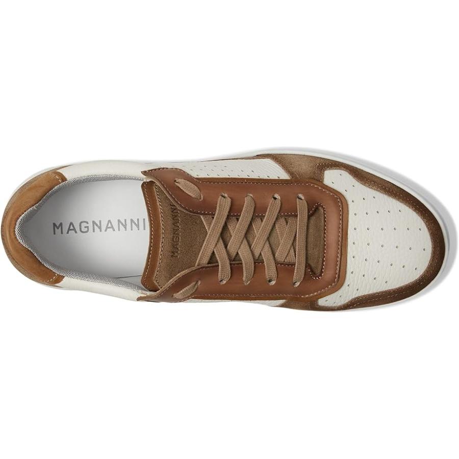 マグナーニ Magnanni Costello メンズ スニーカー White/Taupeの画像