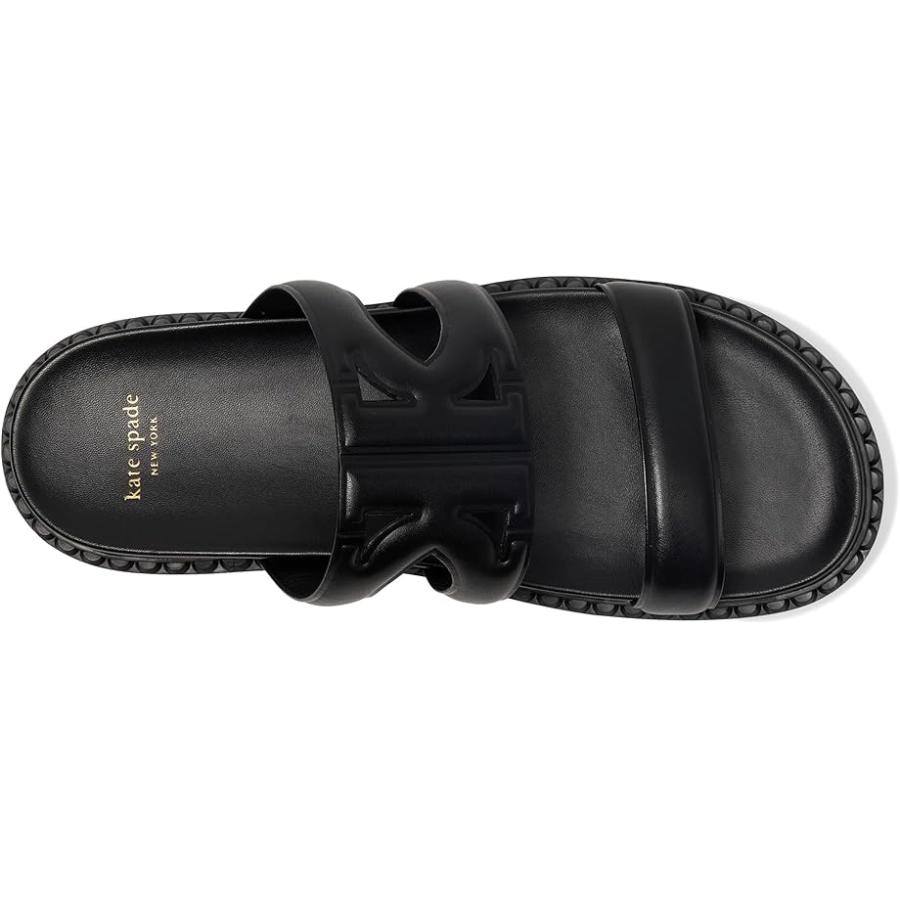 kate spade ケイトスペード　サンダル　靴　ブラック　黒　リボン　２１ kate spade NEW YORK ケイトスペード Kate Spade ニューヨーク