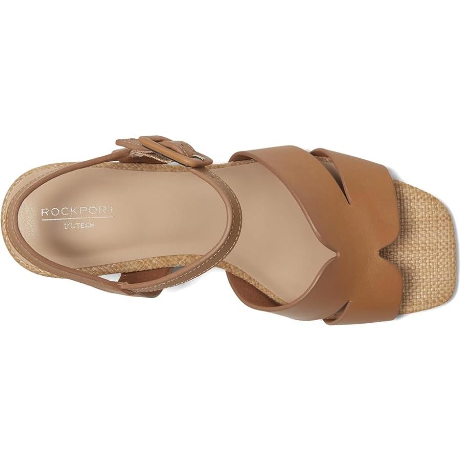 ロックポート Rockport Georje レディース ヒール パンプス Brown レザー_1