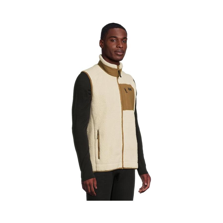 ヘリーハンセン Helly Hansen Panorama Pile Block Vest メンズ セーター Off White_1