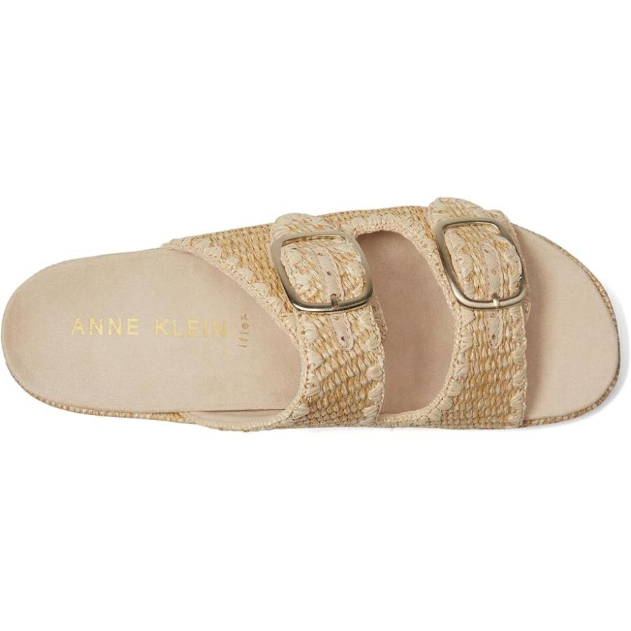 アンクライン Anne Klein Vineyard レディース ヒール パンプス Natural Raffia_1