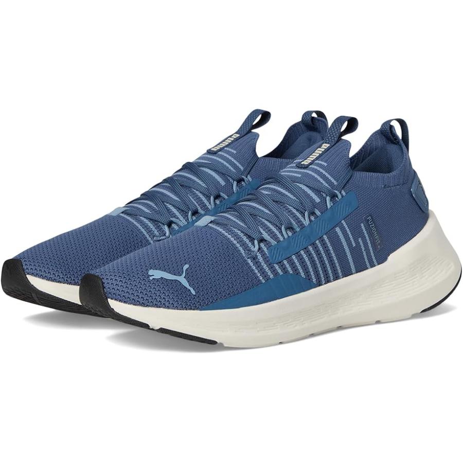 (取寄) プーマ メンズ ソフトライド シンメトリー フュージョン ランニング シューズ PUMA men Softride Symmetry Fuzion Running Shoes Dark Indigo/Cool Blue/Alpine  PUMA（プーマ） PUMA Softride Symmetry Fuzion Running シューズ