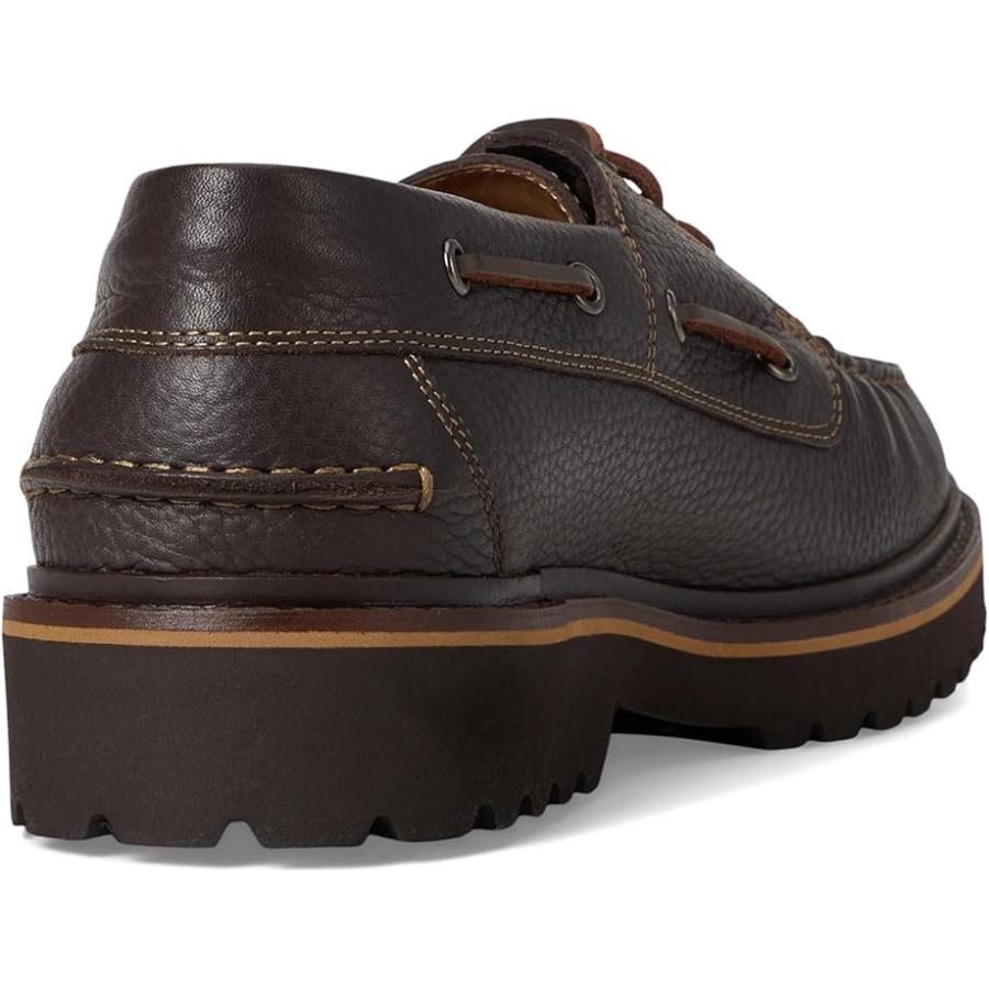 メフィスト Mephisto Adrien メンズ Boat シューズ ダークブラウンの画像