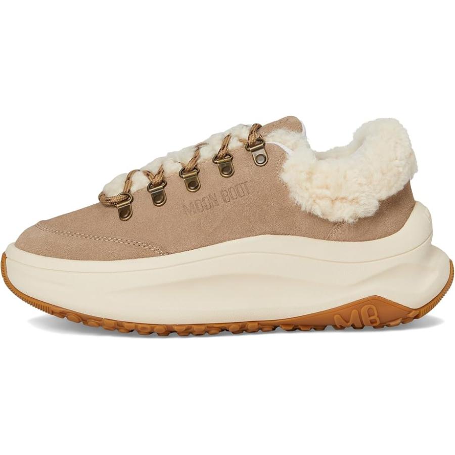 MOON BOOT Moon247 City Shearling レディース スニーカー Sand_3