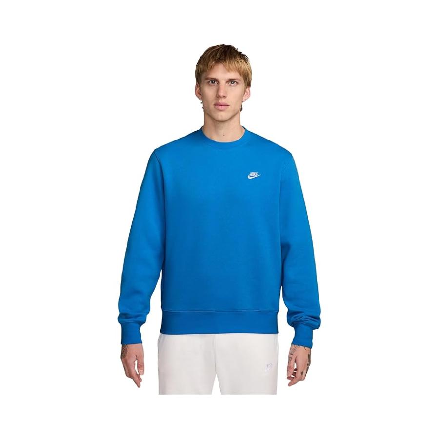 (取寄) ナイキ メンズ クラブ バスケット ボール クルー Nike men Club Basket Ball Crew Light Photo Blue/White NIKE（ナイキ） クラブ Basket Ball Crew メンズ パーカー スウェット