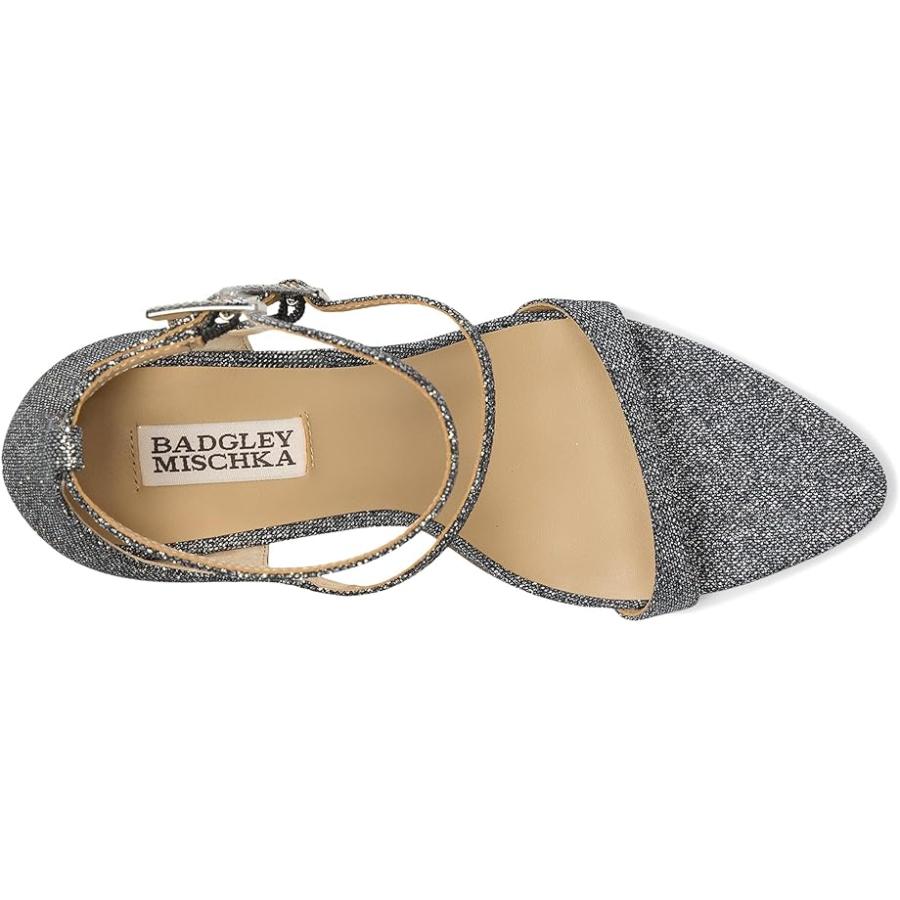 バッジェリー ミシュカ Badgley Mischka Valencia レディース ヒール パンプス Pewter_1