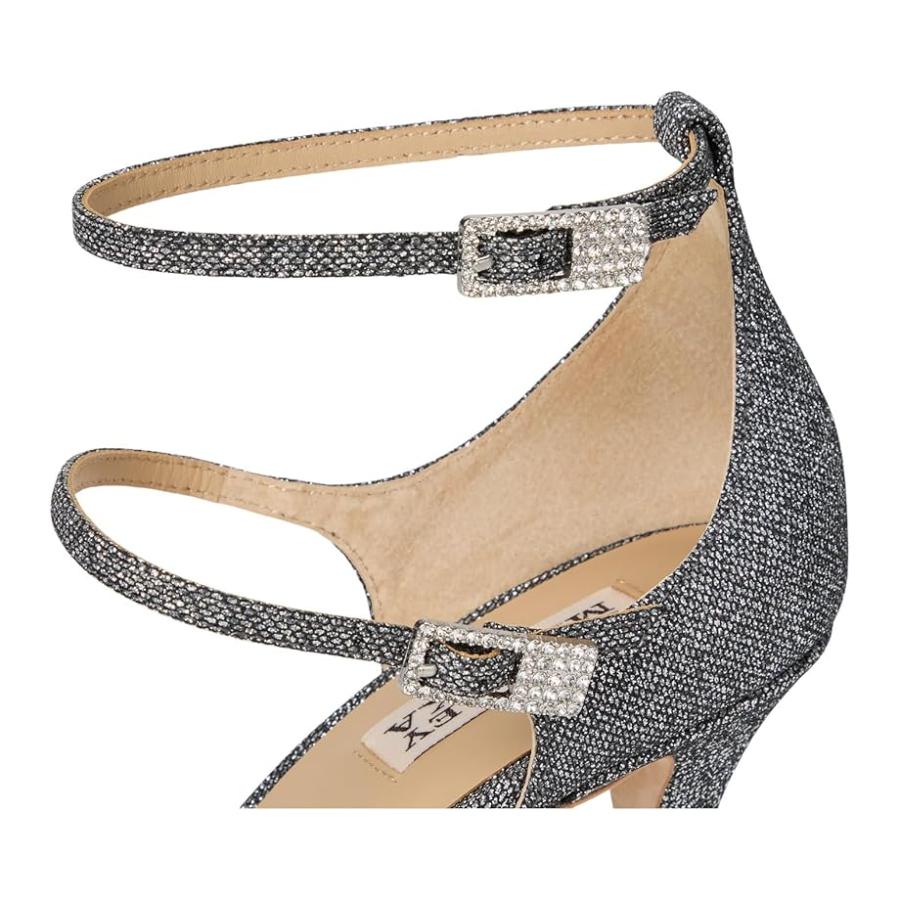 バッジェリー ミシュカ Badgley Mischka Valencia レディース ヒール パンプス Pewter_5