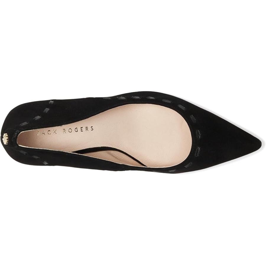 ジャックロジャース Jack Rogers ブリッジtte Pump - Suede レディース ヒール パンプス Black_1