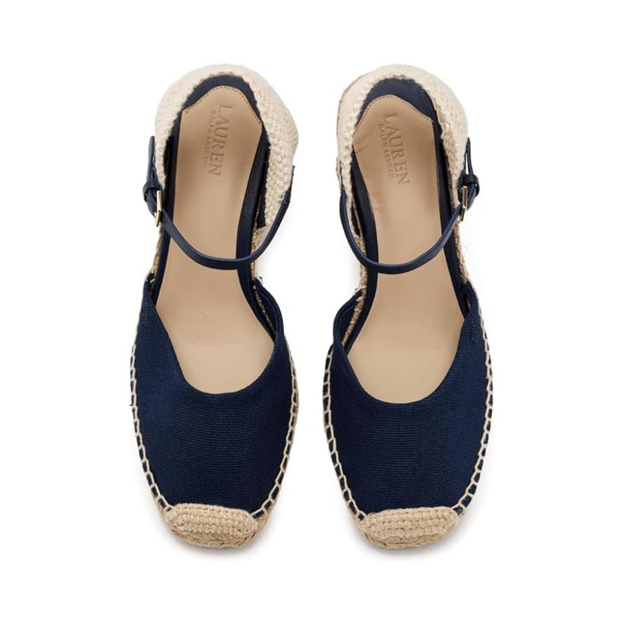 ラルフ・ローレン Lauren Ralph Lauren Robby キャンバス & Jute エスパドリーユ レディース ヒール パンプス_1