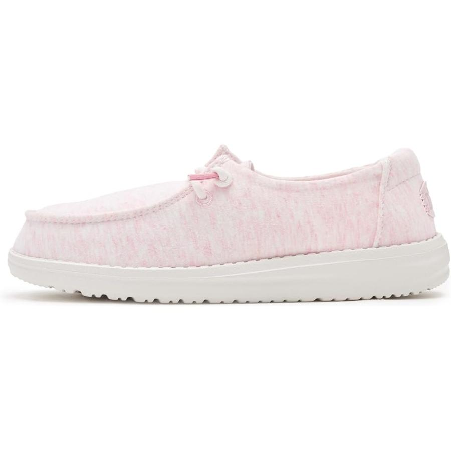Hey Dude Kids  Wendy Y ストレッチ Jersey Lilac キッズ・ジュニア Loafers Light Pink_3