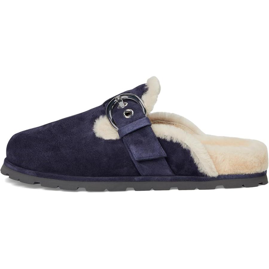ステュワート ワイツマン Stuart Weitzman Chrystie Shearling ミュール レディース クロッグ Nice Blue/Cの画像