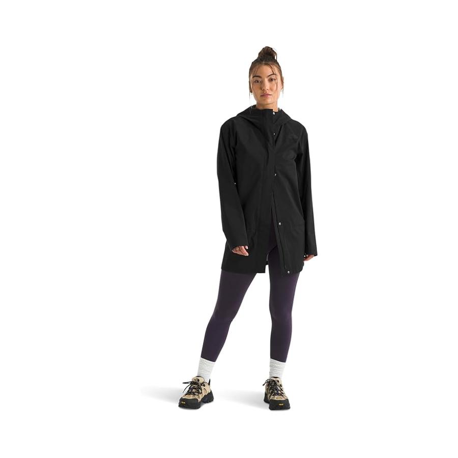 ザ・ノースフェイス The North Face Voyage Rain 3l Hooded Parka レディース コート アウター TNF Bla_1