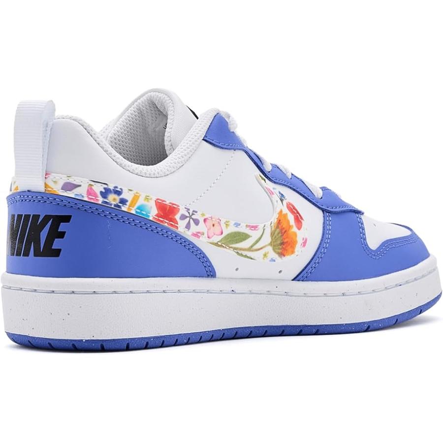 ナイキ Nike Kids Court Borough Low FL (Big Kid) キッズ・ジュニア スニーカー White/White/Sap_2