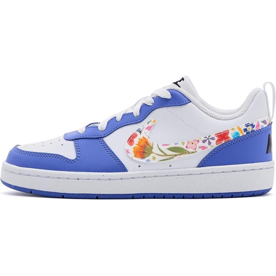 ナイキ Nike Kids Court Borough Low FL (Big Kid) キッズ・ジュニア スニーカー White/White/Sap_3