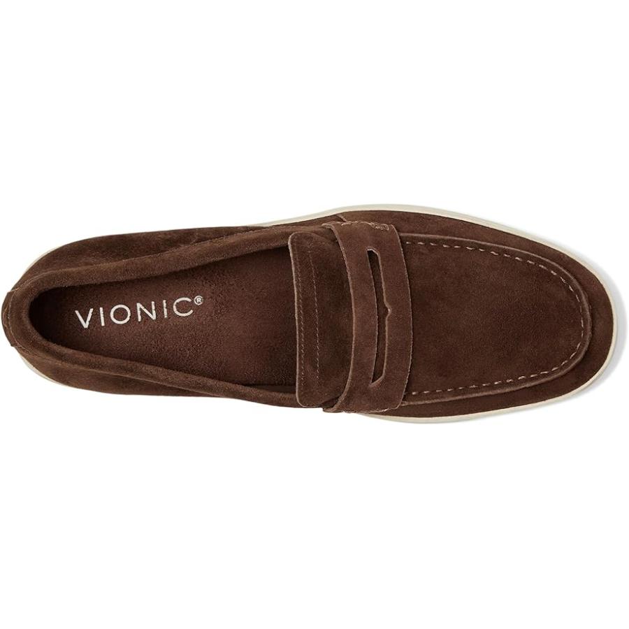 vionic VIONIC M Uptown Loafer/モック シューズ メンズ ローファー Coffee Brown Suede_1