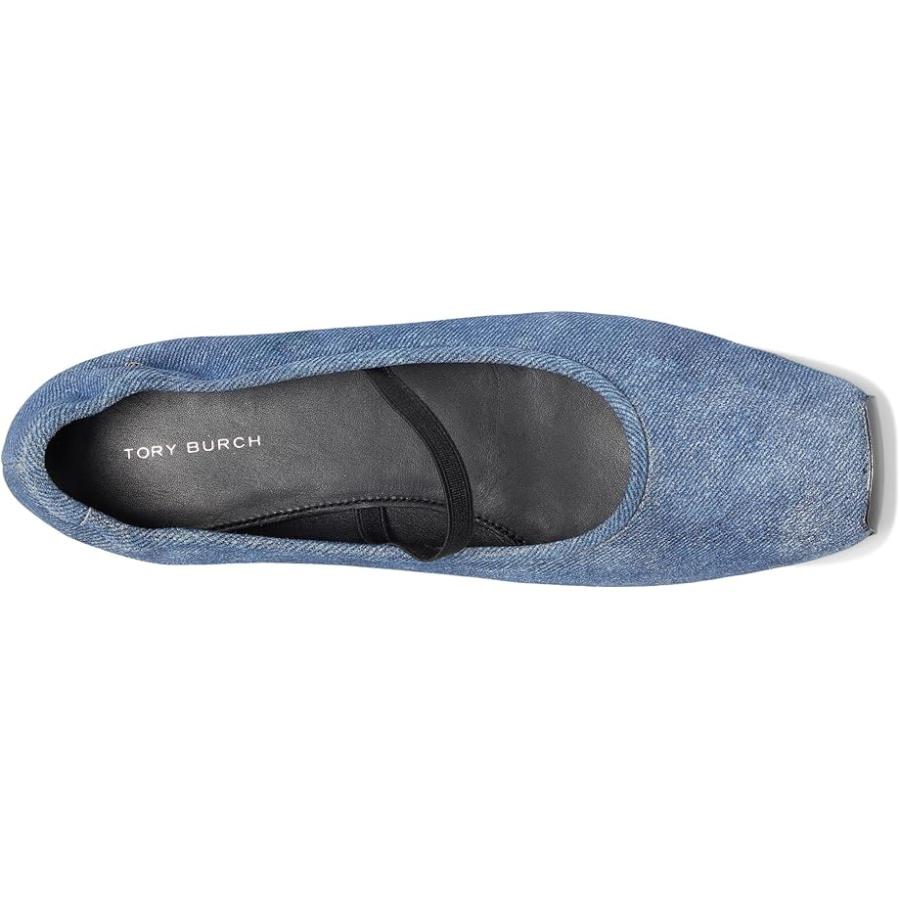 トリーバーチ Tory Burch ランウェイ Ballet レディース フラット シューズ Dark デニム/Perfect Black_1