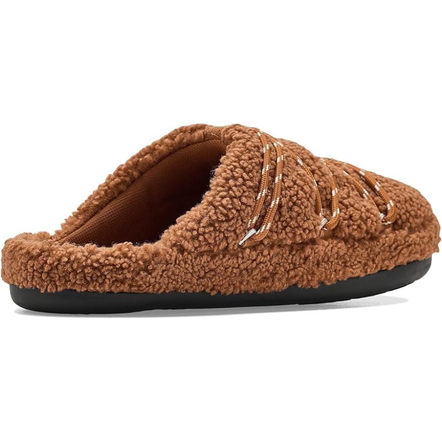 MOON BOOT  Teddy Slipper メンズ スリッパ Cognacの画像