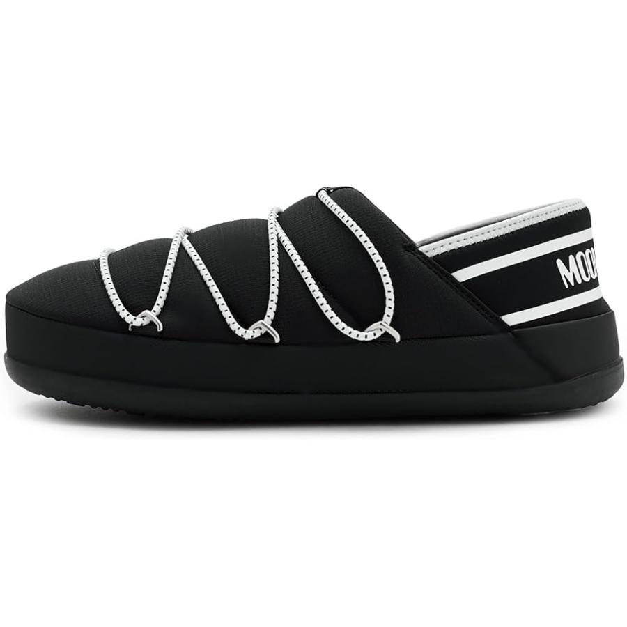MOON BOOT  Icon Slipper メンズ スリッパ Blackの画像