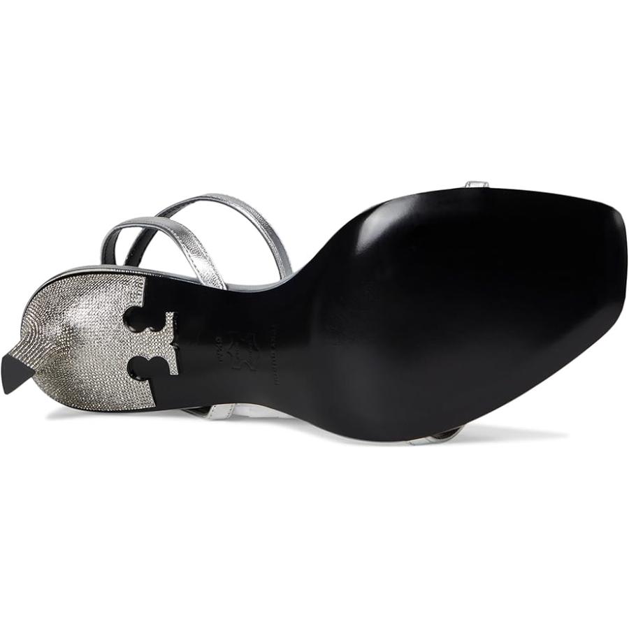 トリーバーチ Tory Burch Pave Heel Sandal 90mm レディース ヒール パンプス Silverの画像