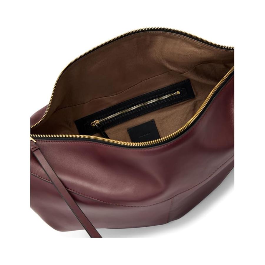 オールセインツ AllSaints Luna Shoulder Bag レディース ハンドバッグ かばん Dark Redの画像